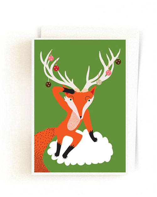 Christmas Forest Cards / Fox Louis